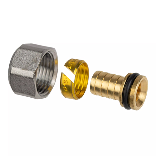 Зажимной адаптер Flex латунный PE-X 20x2,8-3/4"ВР Евроконус USYSTEMS