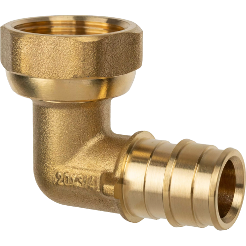 Угольник с накидной гайкой латунный для труб PE-Xa 16-G1/2"НГ, тип 1 USYSTEMS