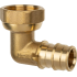 Угольник с накидной гайкой латунный для труб PE-Xa 16-G1/2"НГ, тип 1 USYSTEMS