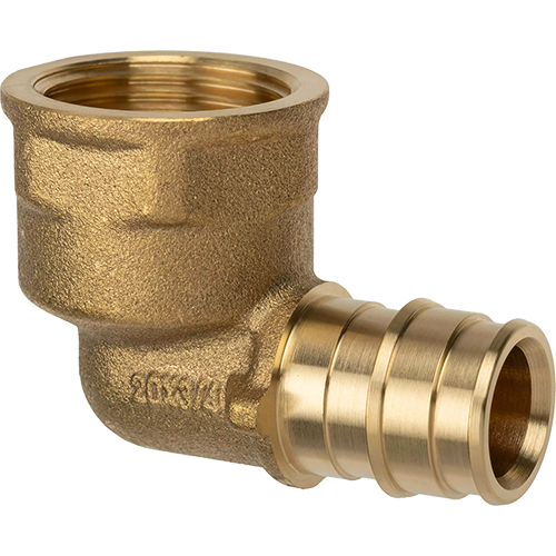 Угольник с внутренней резьбой латунный для труб PE-Xa 25-Rp3/4"ВР, тип 1 USYSTEMS