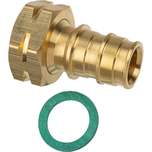 Штуцер с накидной гайкой латунный для труб PE-Xa 20-G3/4"НГ, тип 2 USYSTEMS
