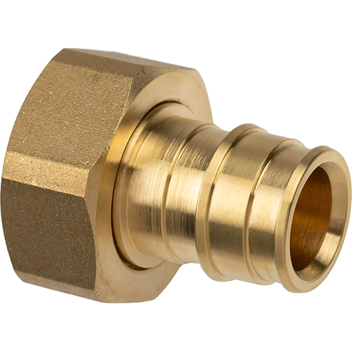 Штуцер с накидной гайкой латунный для труб PE-Xa 25-G3/4"НГ, тип 1 USYSTEMS
