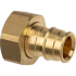 Штуцер с накидной гайкой латунный для труб PE-Xa 25-G3/4"НГ, тип 1 USYSTEMS