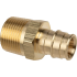 Штуцер с наружной резьбой латунный для труб PE-Xa 20-R3/4"НР, тип 2 USYSTEMS