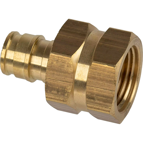 Штуцер с внутренней резьбой латунный для труб PE-Xa 16-G1/2"ВР, тип 2 USYSTEMS